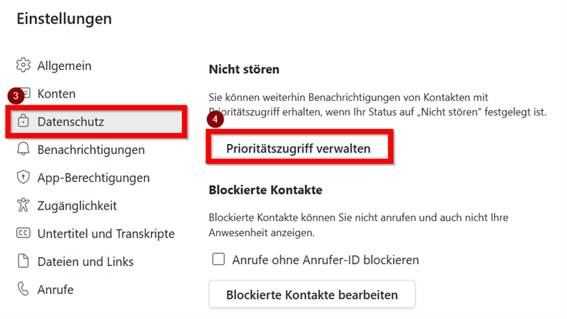 Shortcuts Microsoft Teams