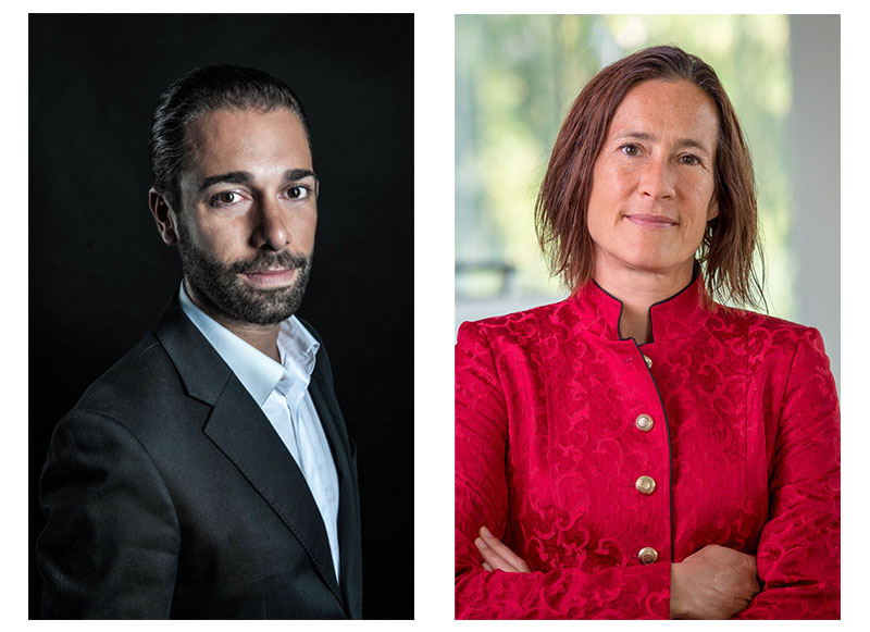 Raphael Boullet, Head Cyber Security Midmarket bei Swisscom, und Maya Bundt, Vorstandsmitglied und Vorsitzende des «Cyber Resilience Chapter» bei der Swiss Risk Association.