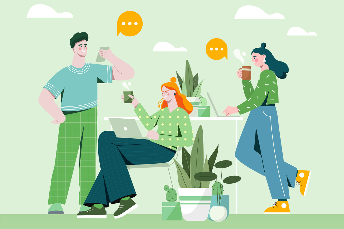 Zufriedenheit auf Arbeit