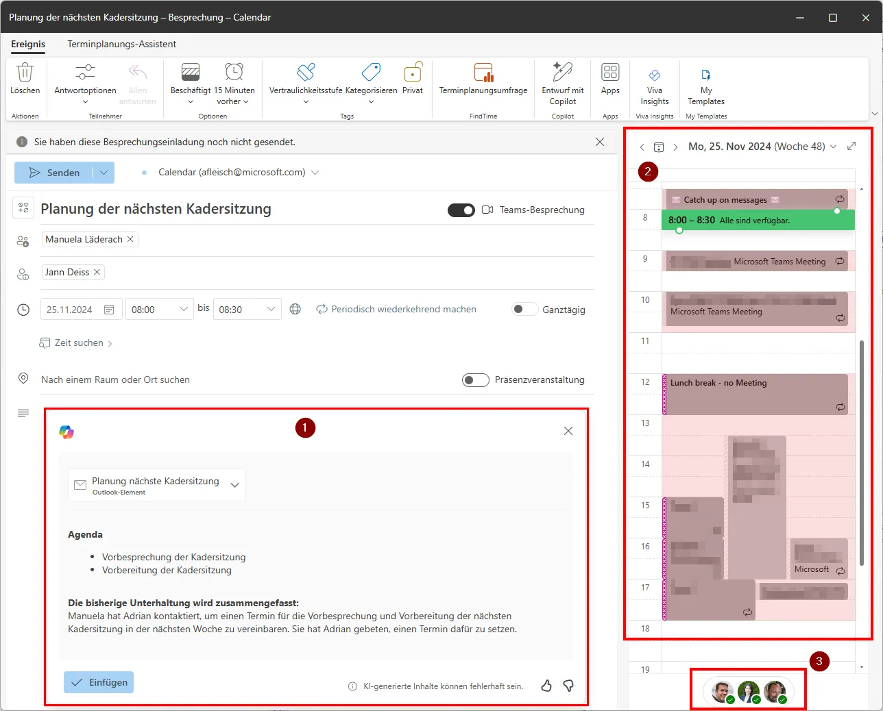 Microsoft Outlook Kalender